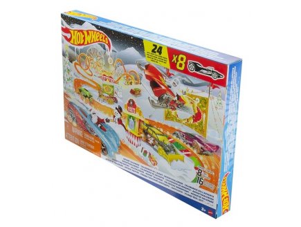 CALENDRIER DE L'AVENT HOT WHEELS 2022 - MATTEL - HCW15 - VOITURES MINIATURES
