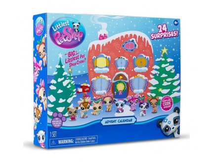 CALENDRIER DE L'AVENT LITTLEST PETSHOP - FIGURINES ANIMAUX, ACCESSOIRES - BANDAI - NOEL 2024