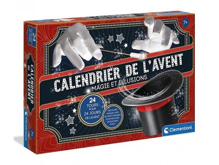 CALENDRIER DE L'AVENT MAGIE ET ILLUSIONS 24 TOURS - CLEMENTONI - 52333 - NOEL