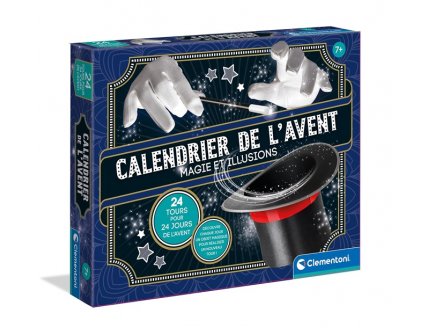 Calendrier de l'avent Magie et Illusions 24 tours magiques - Clementoni - 52855 - Noel 2025