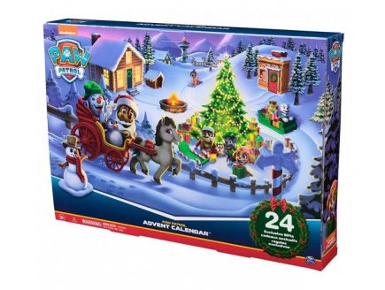 CALENDRIER DE L'AVENT PAT'PATROUILLE 2024 - PAW PATROL - FIGURINES, ACCESSOIRES - SPIN MASTER
