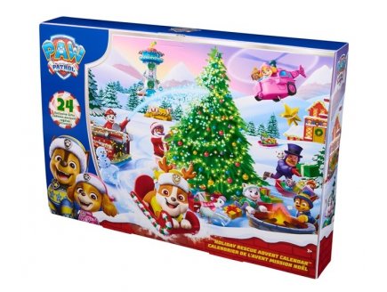 Calendrier de l'avent Pat Patrouille 2025 Mission Nol - Paw Patrol - Figurines, vehicules, Accessoires - Spin master