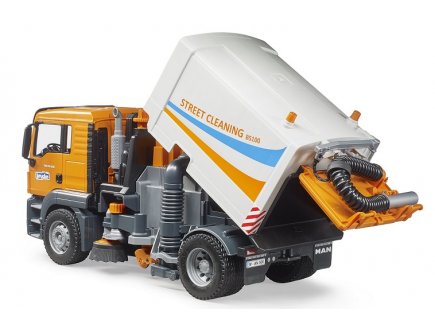 Camion de nettoyage de rues man tgs - Bruder - 03780 - balayeuse