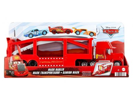 CAMION MACK TRANSPORTEUR 33 CM AVEC RAMPE - VEHICULE DISNEY PIXAR CARS - MATTEL - HDN03