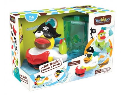 CANARD PIRATE DE BAIN 15 ACCESSOIRES - YOOKIDOO - 40170 - JOUET DE BAIN