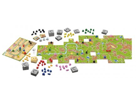 Carcassonne Big Box - Jeu de Base + 11 extensions - Coffret initiation - Jeu de société