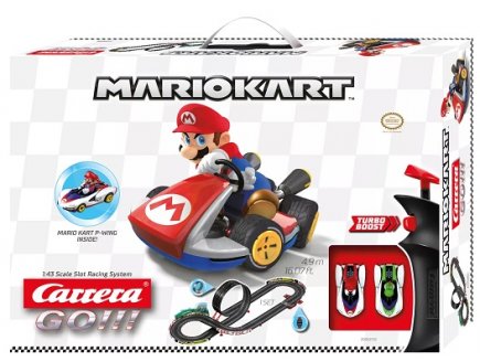 CARRERA GO - CIRCUIT MARIO KART P-WING MARIO / YOSHI - NINTENDO - 62532