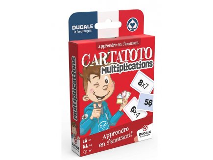 Cartatoto Multiplications - France Cartes - Jeu de cartes Educatif - Calculs, Mathématiques