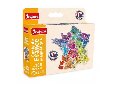 CARTE DE FRANCE MAGNETIQUE AIMANTS - JEUJURA - 8973 - ACCESSOIRE TABLEAU