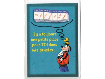 CARTE DISNEY GOOFY / DINGO (36)