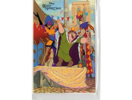 CARTE LE BOSSU DE NOTRE DAME DISNEY + 1 ENVELOPPE - QUASIMODO - ENFANT - FILLE - GARCON (46)