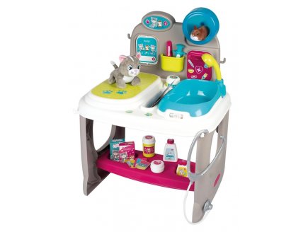 CENTRE VETERINAIRE 18 ACCESSOIRES - SOINS DES ANIMAUX - SMOBY - 340404 - CABINET MEDICAL, DOCTEUR