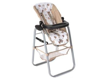 Chaise haute oursons poupee - Bayer chic 2000 - 65563 - accessoire poupon