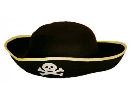 CHAPEAU DE PIRATE ENFANT - ACCESSOIRE DEGUISEMENT CORSAIRE