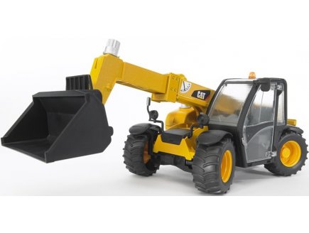 CHARGEUR TELESCOPIQUE CATERPILLAR - BRUDER - 02141 - VEHICULE DE CHANTIER