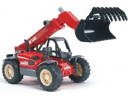 CHARGEUR TELESCOPIQUE MANITOU MLT 633  - BRUDER - 02125 - VEHICULE DE CHANTIER