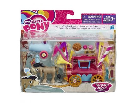 CHARIOT DE BIENVENUE DE CRANKY DOODLE - AMIES C'EST MAGIQUE - MY LITTLE PONY - MON PETIT PONEY - HASBRO - B5567