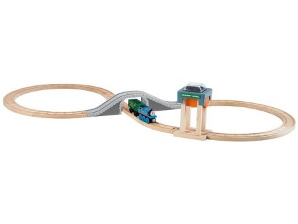 CIRCUIT TRAIN EN BOIS THOMAS & FRIENDS LIVRAISON CHARBON - FISHER-PRICE