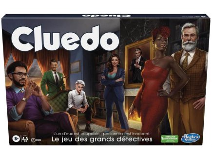 CLUEDO, LE JEU DES GRANDS DETECTIVES - EDITION CLASSIQUE - HASBRO - JEU DE SOCIETE