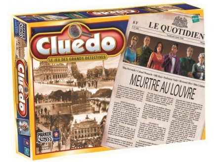 CLUEDO MEURTRE AU LOUVRE PARIS - JEU WINNING MOVES - 0579