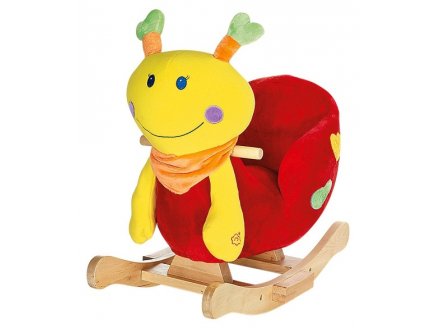 COCCINELLE A BASCULE MAYA - KNORRTOYS - 40316 - JOUET BASCULE PELUCHE BEBE