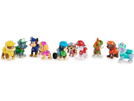 Coffret 10 figurines pat patrouille : marcus chase stella ruben liberty rex tracker zuma rocky everest - Spin master 20139040