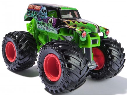 Coffret 2 monster jam 1/64 serie 31 : grave digger vs whiplash - vehicule miniature metal - Spin master