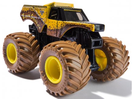 Coffret 2 monster jam 1/64 serie 31 : megalodon vs earth shaker - vehicule miniature metal - Spin master