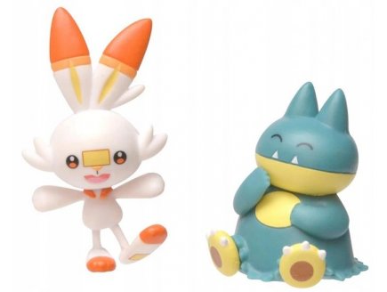 Coffret 2 pok?mon battle figure goinfrex + flambino - pok?mon - figurine action - 95626