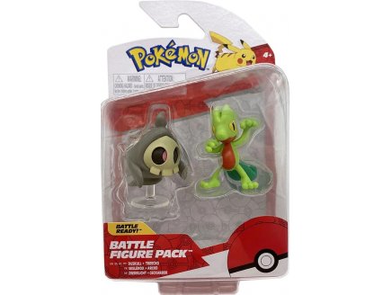 COFFRET 2 POKEMON BATTLE FIGURE ARCKO + SKELNOX - POKEMON - FIGURINE ACTION - BANDAI