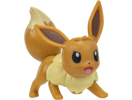 Coffret 2 pokemon battle figure evoli + lixy - pokemon - figurine action - Bandai
