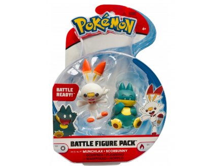 COFFRET 2 POKEMON BATTLE FIGURE GOINFREX + FLAMBINO - POKEMON - FIGURINE ACTION - TOMY - 95626