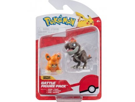COFFRET 2 POKEMON BATTLE FIGURE POHM + PTYRANIDUR - POKEMON - FIGURINE ACTION - BANDAI