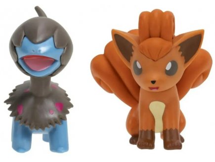 Coffret 2 pokemon battle figure solochi + goupix - pokemon - figurine action - Bandai