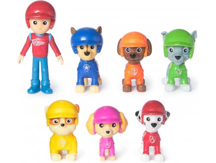 Coffret 7 figurines pat patrouille : marcus chase stella ruben zuma rocky ryder - Spin master 20147953