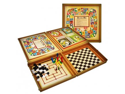 COFFRET 8 JEUX DE SOCIETE STANDARD - JEUX CLASSIQUES - FRANCE JOUETS - 00401