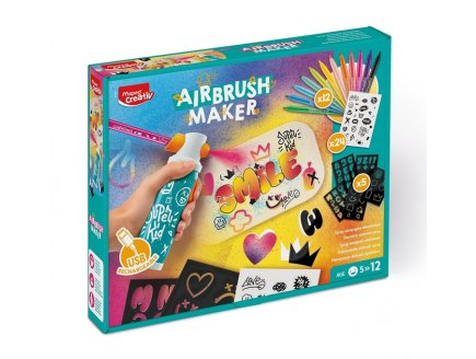 Coffret aérographe Airbrush Maker - Graffiti, Street Art - Maped Creativ - 907080 - Dessin, Coloriage