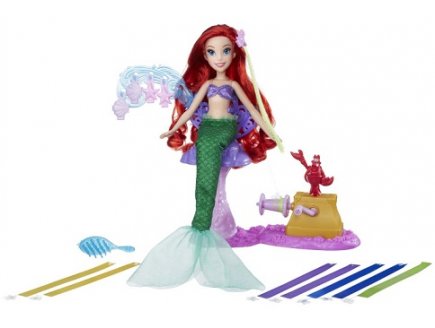 COFFRET ARIEL COIFFURES CREATIONS SALON RUBAN - DISNEY PRINCESS - HASBRO - B6836