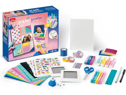 COFFRET ATELIER SCRAPBOOKING ENFANT - CUSTOMISATION - MAPED CREATIV - 907054 - ART DU PAPIER