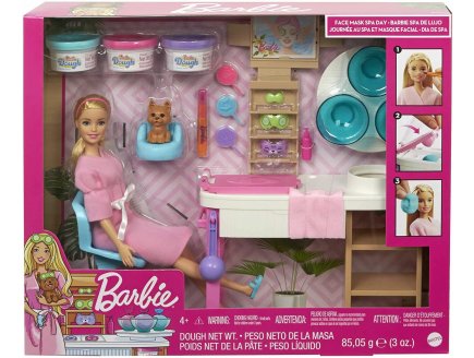 COFFRET BARBIE JOURNEE BIEN ETRE AU SPA - MATTEL - GJR84 - SALON DE BEAUTE, SOIN