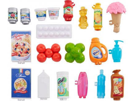 Coffret barbie le supermarch? avec poup?e barbie + accessoires - 21 pi?ces - poup?e mannequin - Mattel - gtk94