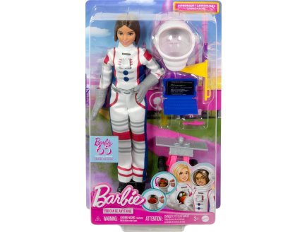 Coffret Barbie Métier Astronaute + véhicule d’Exploration - Poupée Barbie cosmonaute - Poupée mannequin Métier - Mattel HRG45