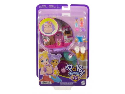 COFFRET CAFE DU HERISSON POLLY POCKET - MATTEL - HRD37 - MINI UNIVERS POUPEE, ANIMAUX