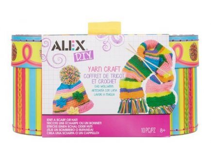 COFFRET DE TRICOT ET CROCHET - ALEX TOYS - KIT INITIATION COUTURE