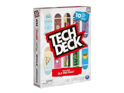 COFFRET DELUXE TECH DECK DLX PRO PACK - 10 FINGER SKATE A COLLECTIONNER - MINI SKATES DOIGTS