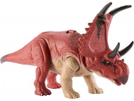 Coffret dinosaure diabloceratops - articule et sonore - dino trackers - jurassic world - Mattel hlp16