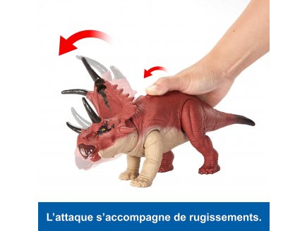 Coffret dinosaure diabloceratops - articule et sonore - dino trackers - jurassic world - Mattel hlp16
