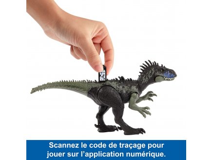 Coffret dinosaure dryptosaurus - articule et sonore - dino trackers - jurassic world - Mattel hlp15