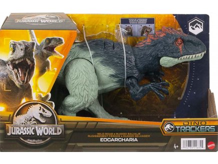 COFFRET DINOSAURE EOCARCHARIA - ARTICULE ET SONORE - DINO TRACKERS - JURASSIC WORLD - MATTEL HLP17