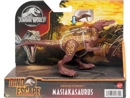 COFFRET DINOSAURE ESCAPE MASIAKASAURUS - DINO ARTICULE 19 CM - JURASSIC WORLD - MATTEL HCL85